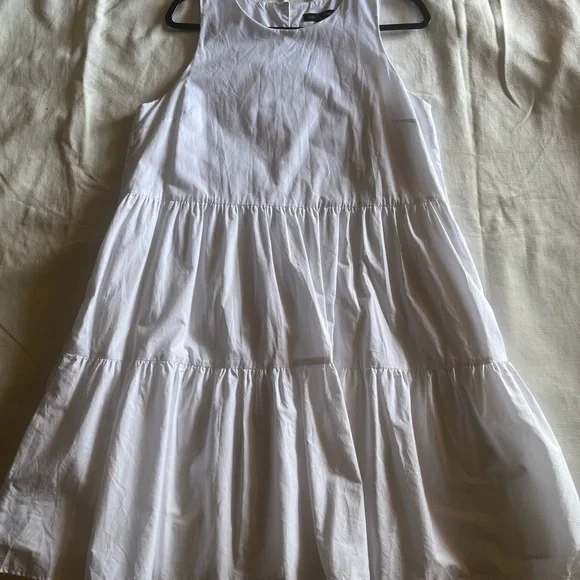Banana Republic White Tiered Midi Sundress - Picture 3 of 8